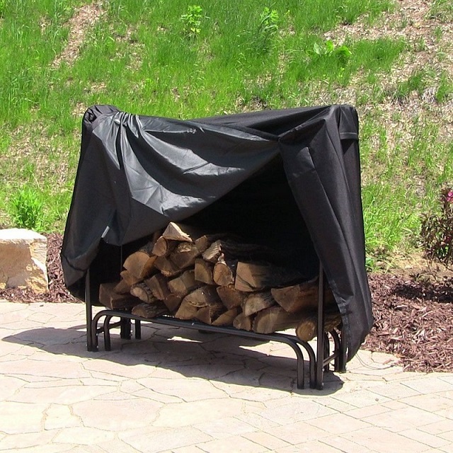 Outdoor Waterproof Firewood Cover Wood Log Rack Cover