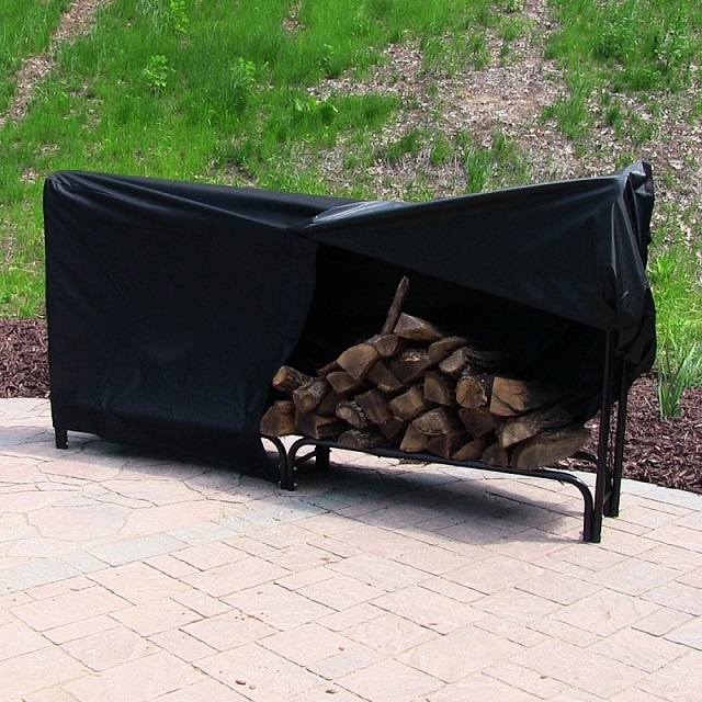Outdoor Waterproof Firewood Cover Wood Log Rack Cover
