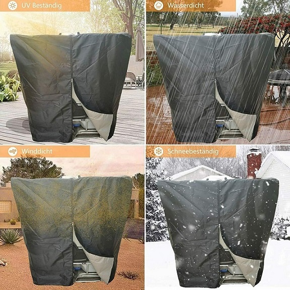 Rain Water Tank Ton Barrier Cover Sun Protective IBC Tank Foil Cover