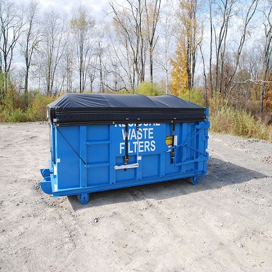 Industrial Waste Recycling Bin Tarps Dumpster Cover Liner
