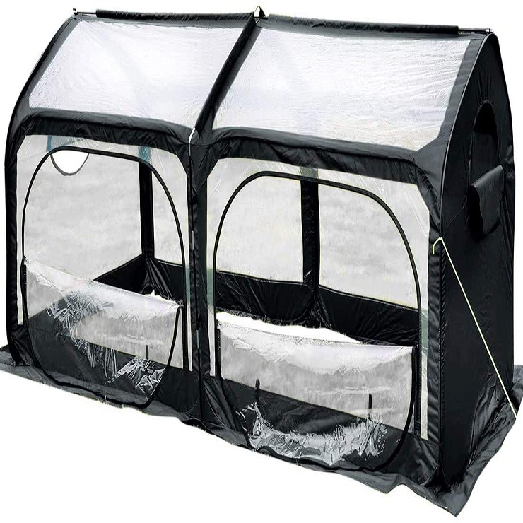 Mini Pop up Greenhouse Tent Flowerpot Cover Shelter Plant Grow House