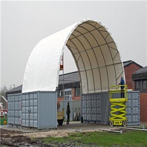 Portable Dome PVC Shipping Container Shelter Storage Shed Canopy