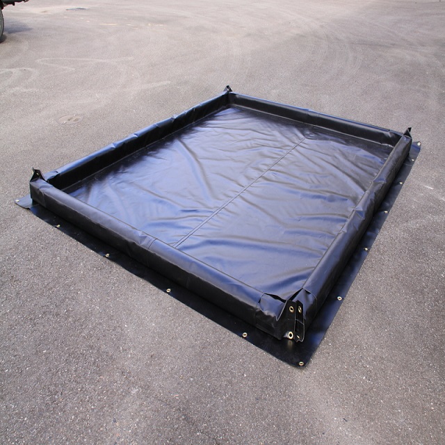 Portable Foam Sided Spill Containment Bund Tarp Spill Mat