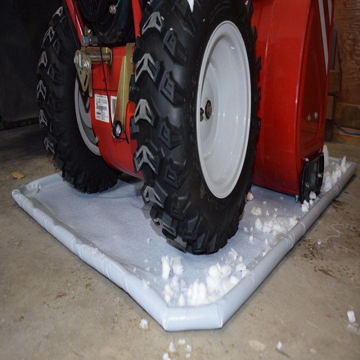 Tapete protetor de piso para garagem de PVC para soprador de neve