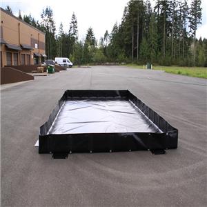 Sekundärabfallmanagement Spill Rod Wall Containment Berms