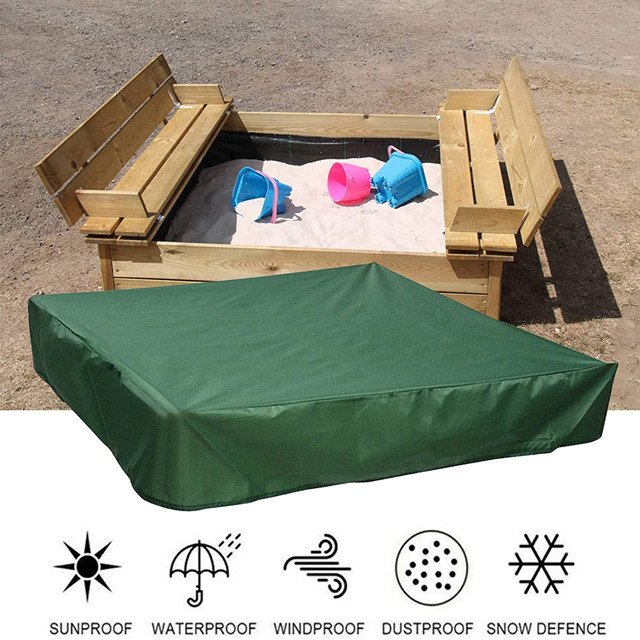 PVC Sandpit Cover Jump Pit Cover Sandbox Tarp