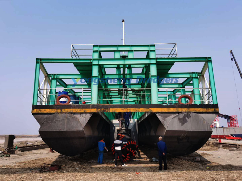 Tin Ore Mining Boat Installation Site