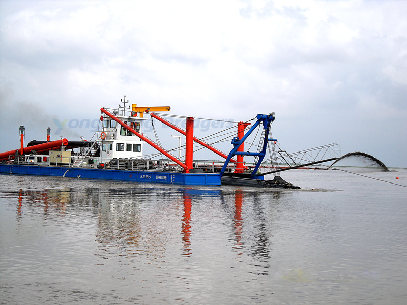 Kapal Keruk Untuk Reklamasi Pembangunan Pelabuhan Pengerukan Saluran