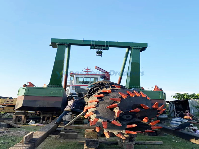 The Dredger With 5000m³/h Water Fow Capacity Launched