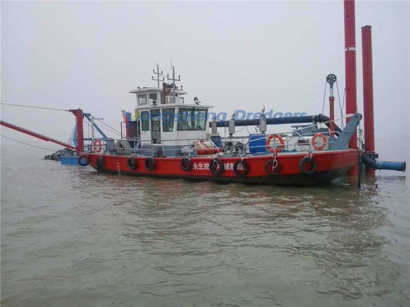 Large Sand Pumping Boat Sent to Nigeria