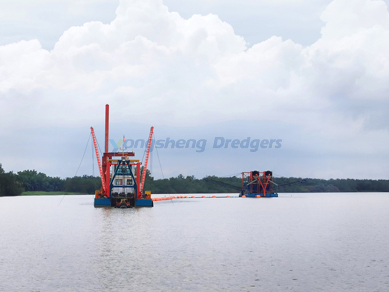 Cutter Suction Dredger And Sand Washing Machine Launched