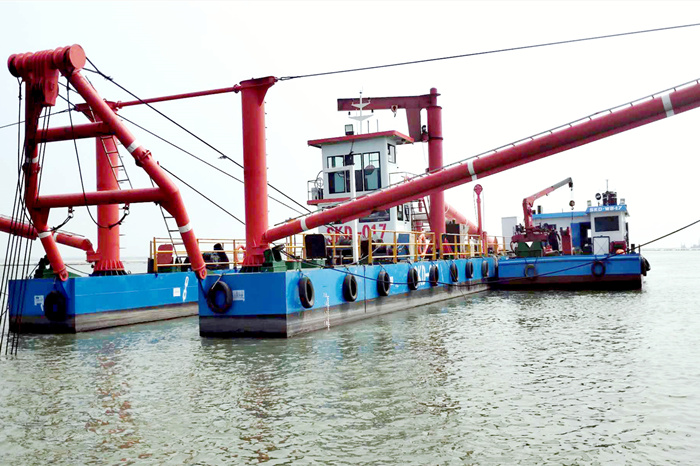 14 Inch Cutter Suction Dredger Working in Bangladesh