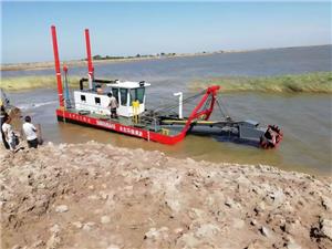 Yonsheng cutter suction dredger for dreding in India river