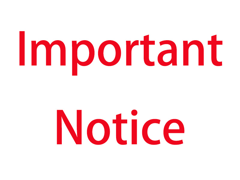Important Notice
