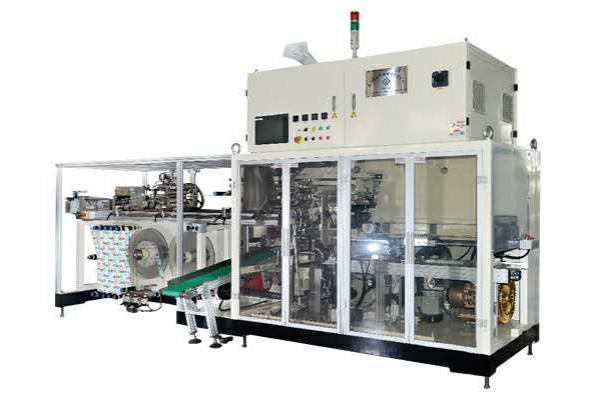 Sac en ligne de film en rouleau faisant une machine d'emballage de lingettes humides