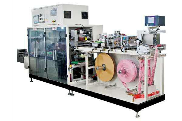 Envasadora de toallitas húmedas de automatización
