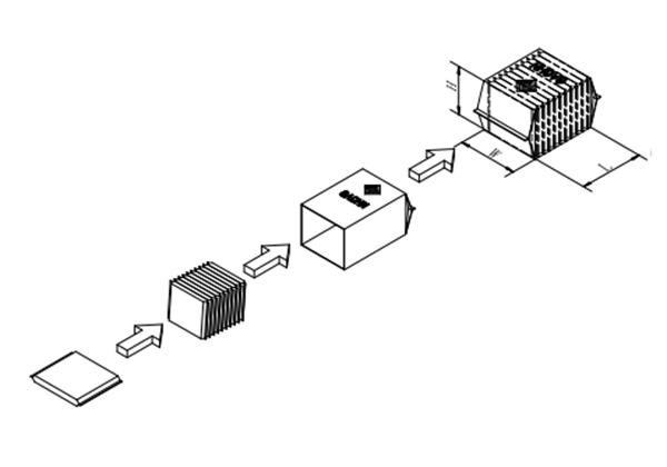 single stack sanitary pad packaging machine