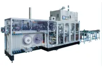 Máy đóng gói khăn bông servo đầy đủ