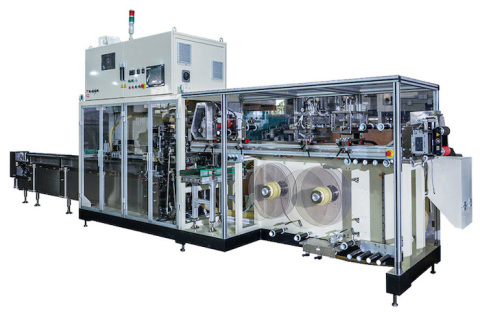 Máquina de embalagem de absorventes higiênicos totalmente automática