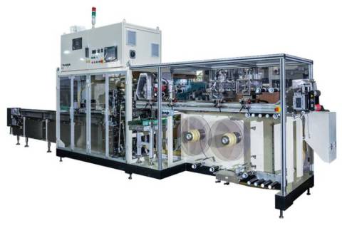 Máquina de embalagem de guardanapos sanitários tem boa automação e flexibilidade