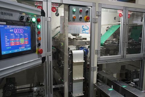 Solución de conteo y apilado de toallas sanitarias de alta velocidad