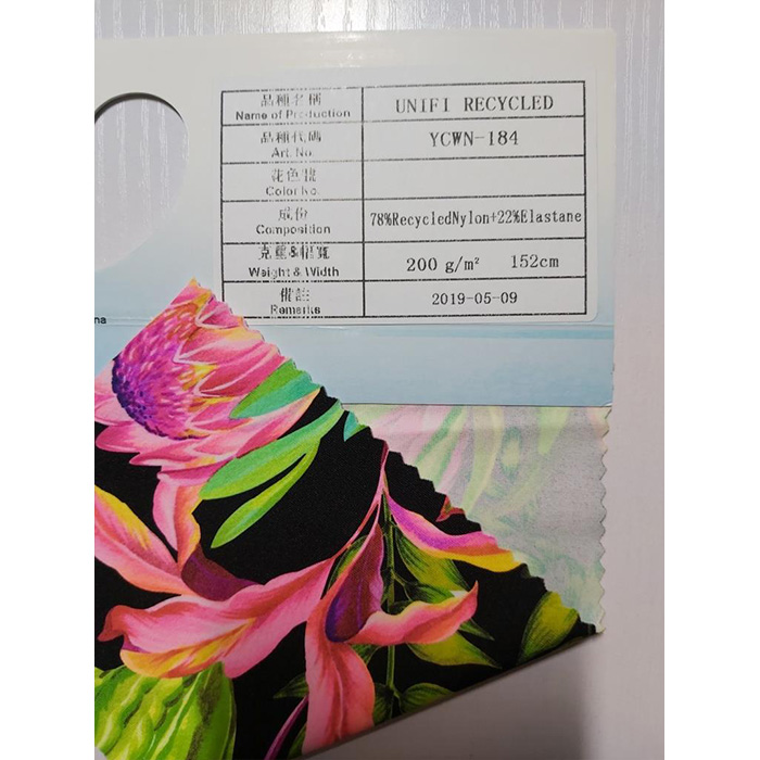 Recycled Nylon Polyester Bikini Swimwear Fabric Suppliers