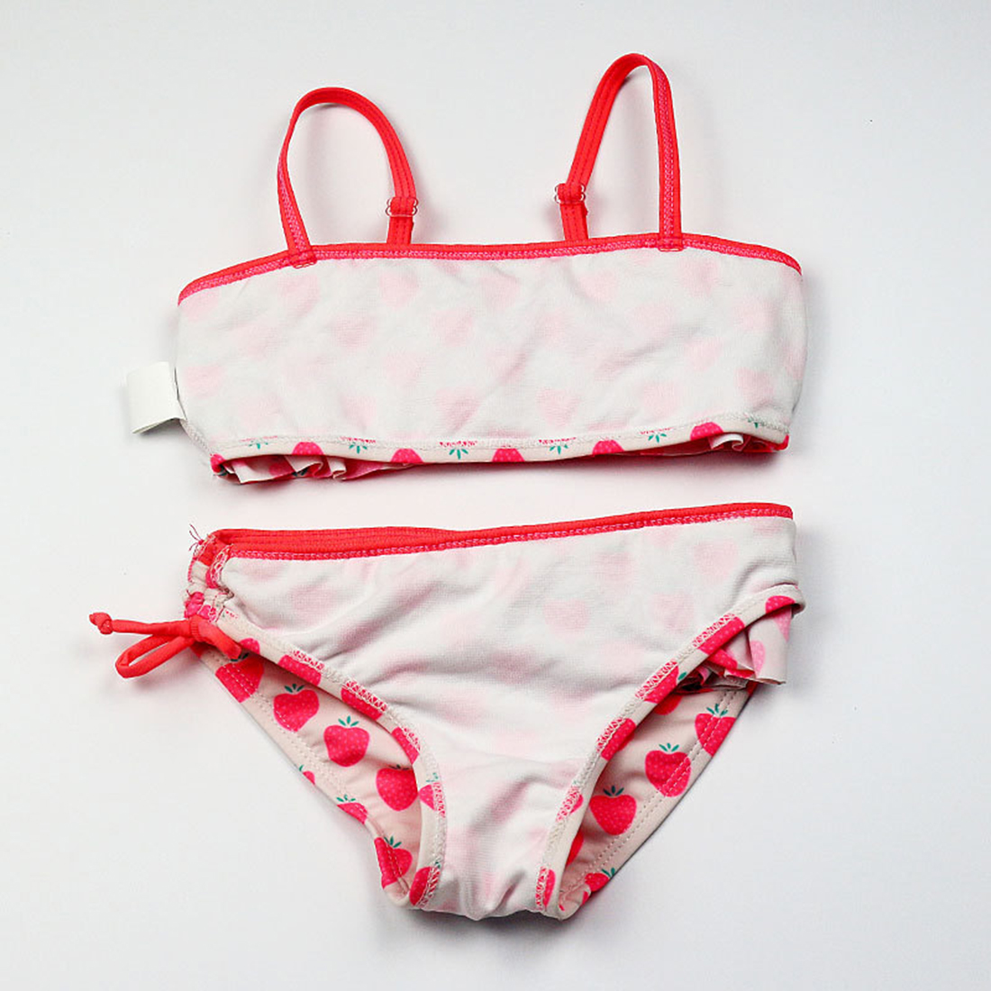 Strawberry cake pattern girl bikini