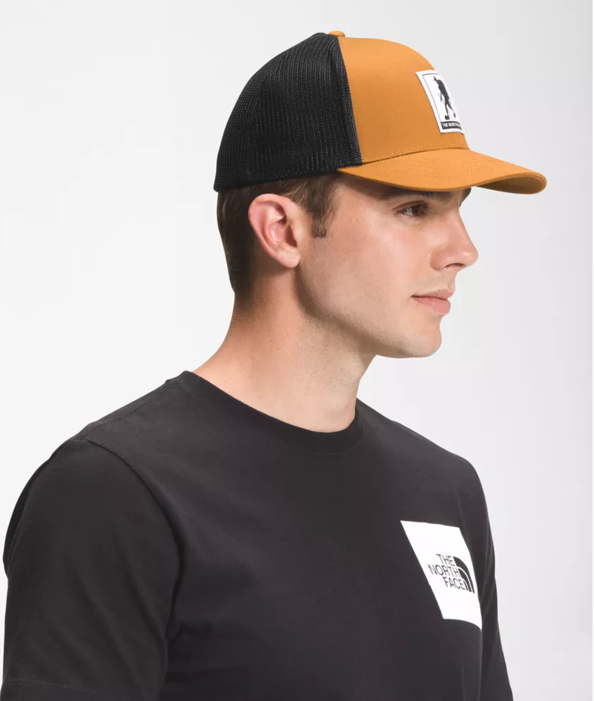 Outdoor orange breathable men's cap