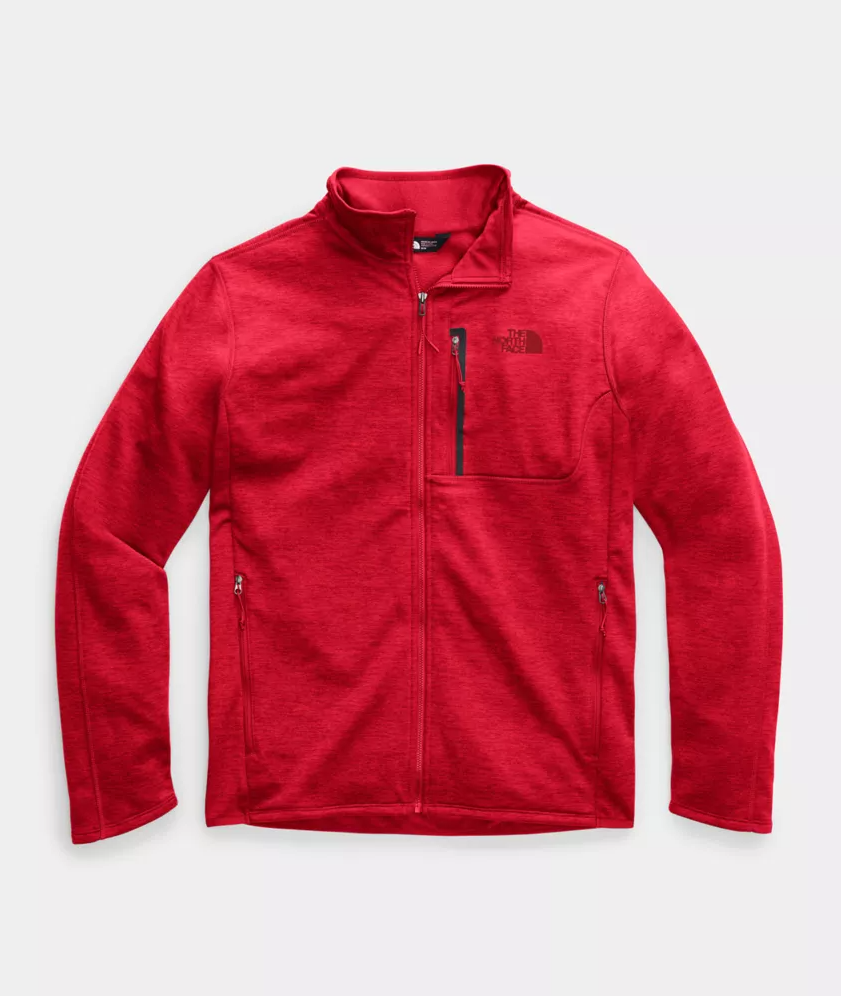 Outdoor leisure pure red men fleeces