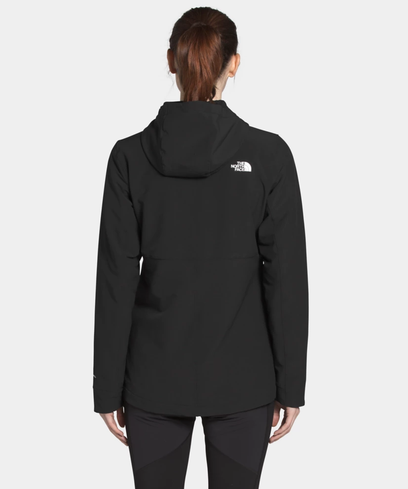 Fashion outdoor black hooded women fleeces