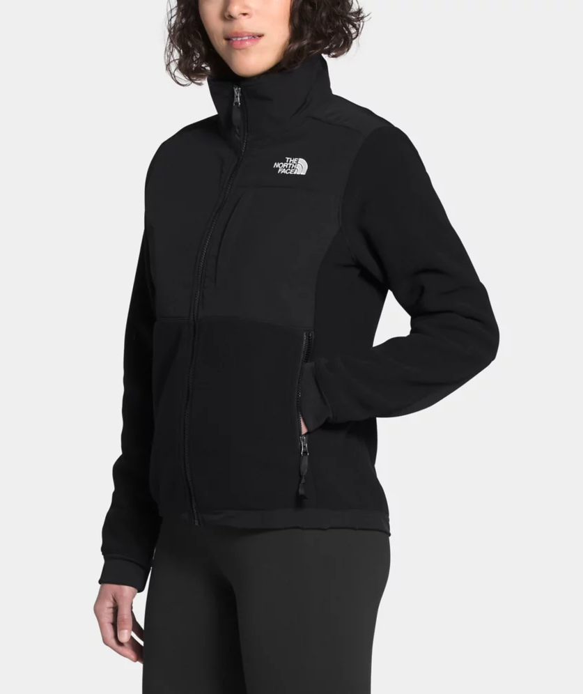 Outdoor leisure pure black women fleeces