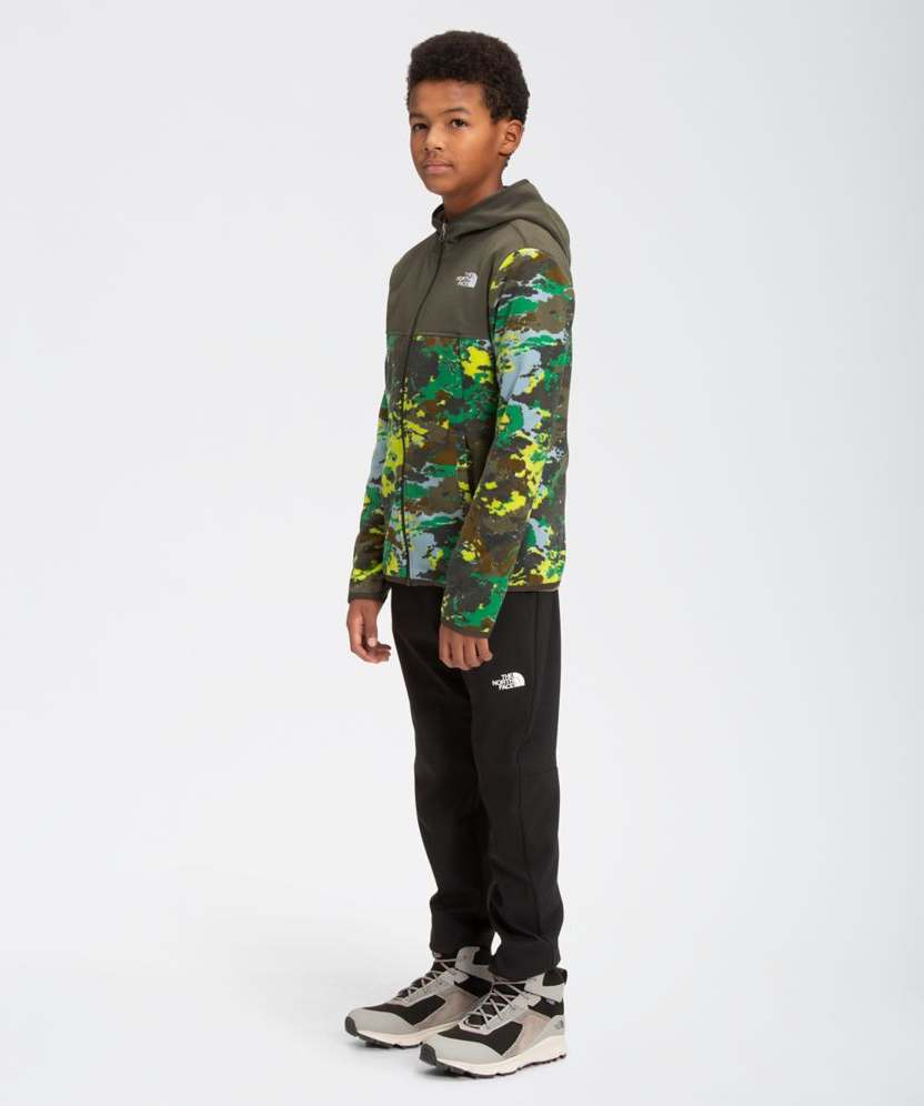 Fashion camouflage stitching boy fleeces