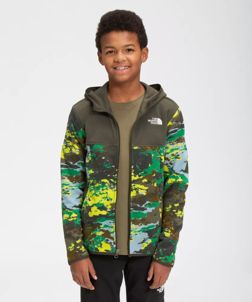 Fashion camouflage stitching boy fleeces