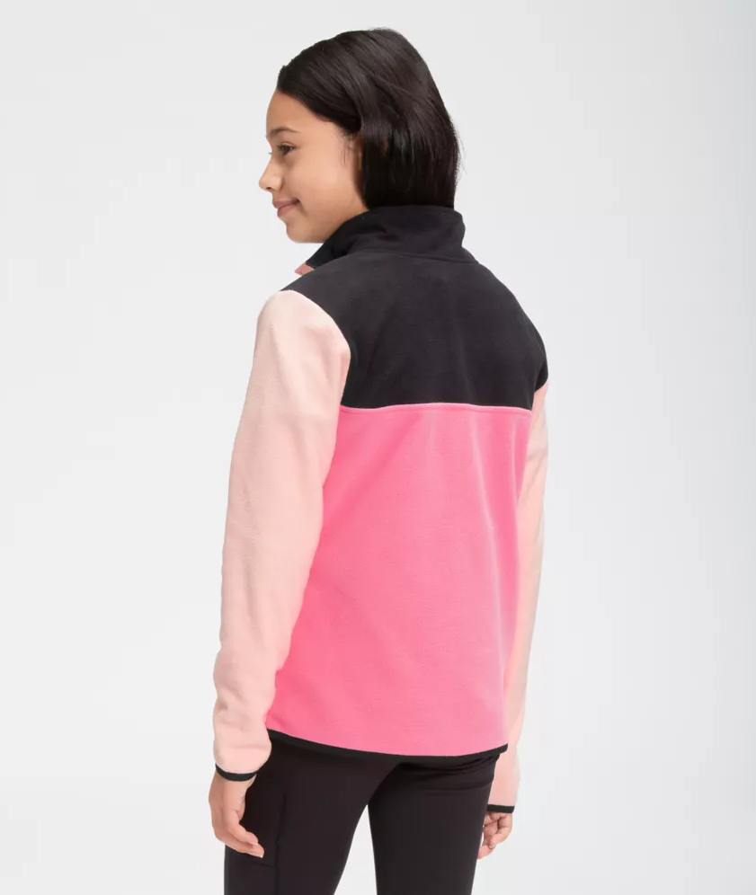 Fashion warm two-color stitching girls fleeces