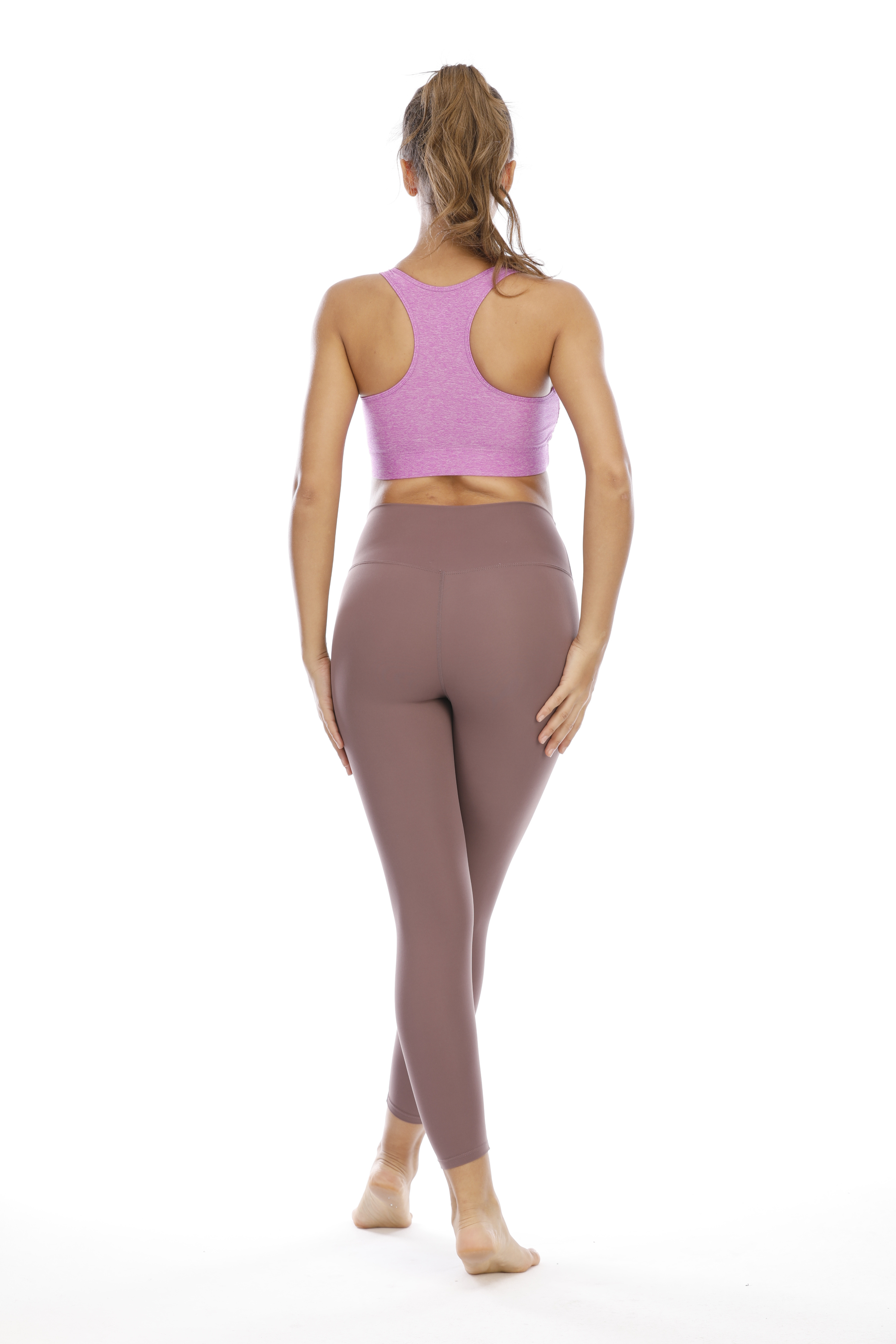 Fashion Pink purple Yoga Women Leggings Joggers