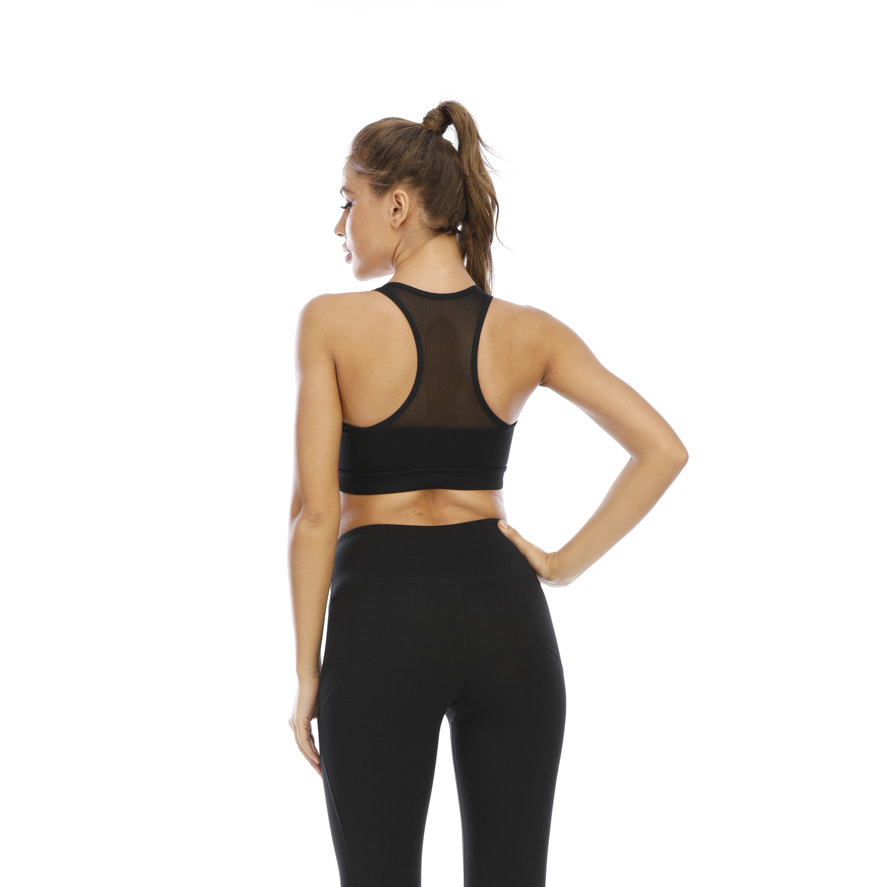 Women black Sports Bra Top