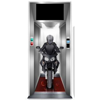 Traversez la cabine de désinfection des désinfectants