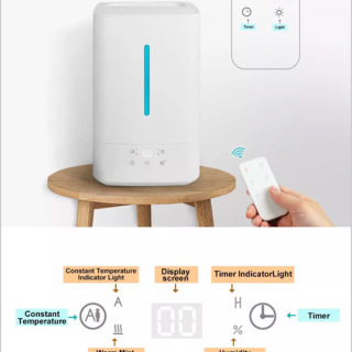 Grand humidificateur de désinfection à la vapeur domestique