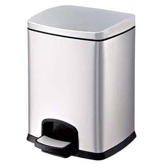 Cubo de basura de reciclaje de metal