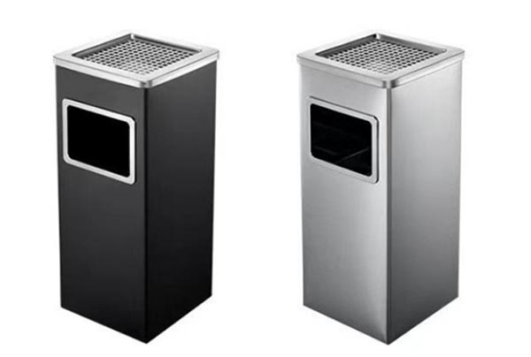 outdoor garbage cans