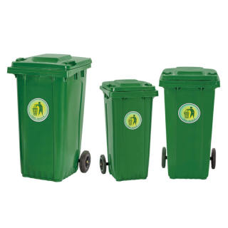 Grande poubelle de jardin communautaire