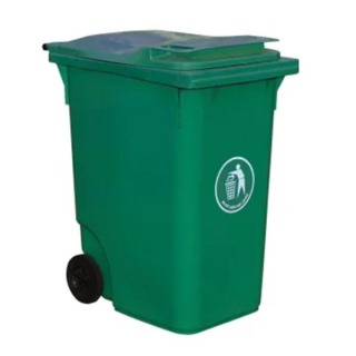 Grande poubelle de jardin communautaire