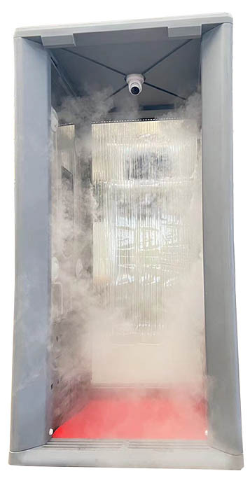 Portin kulunvalvonta Sisäänkäynti Portin desinfiointitunneli