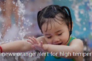 China renews orange alert for high temperatures