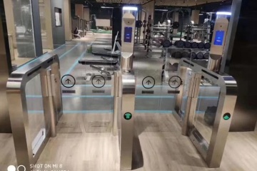 Gym turnstiles keep my fitness club safe