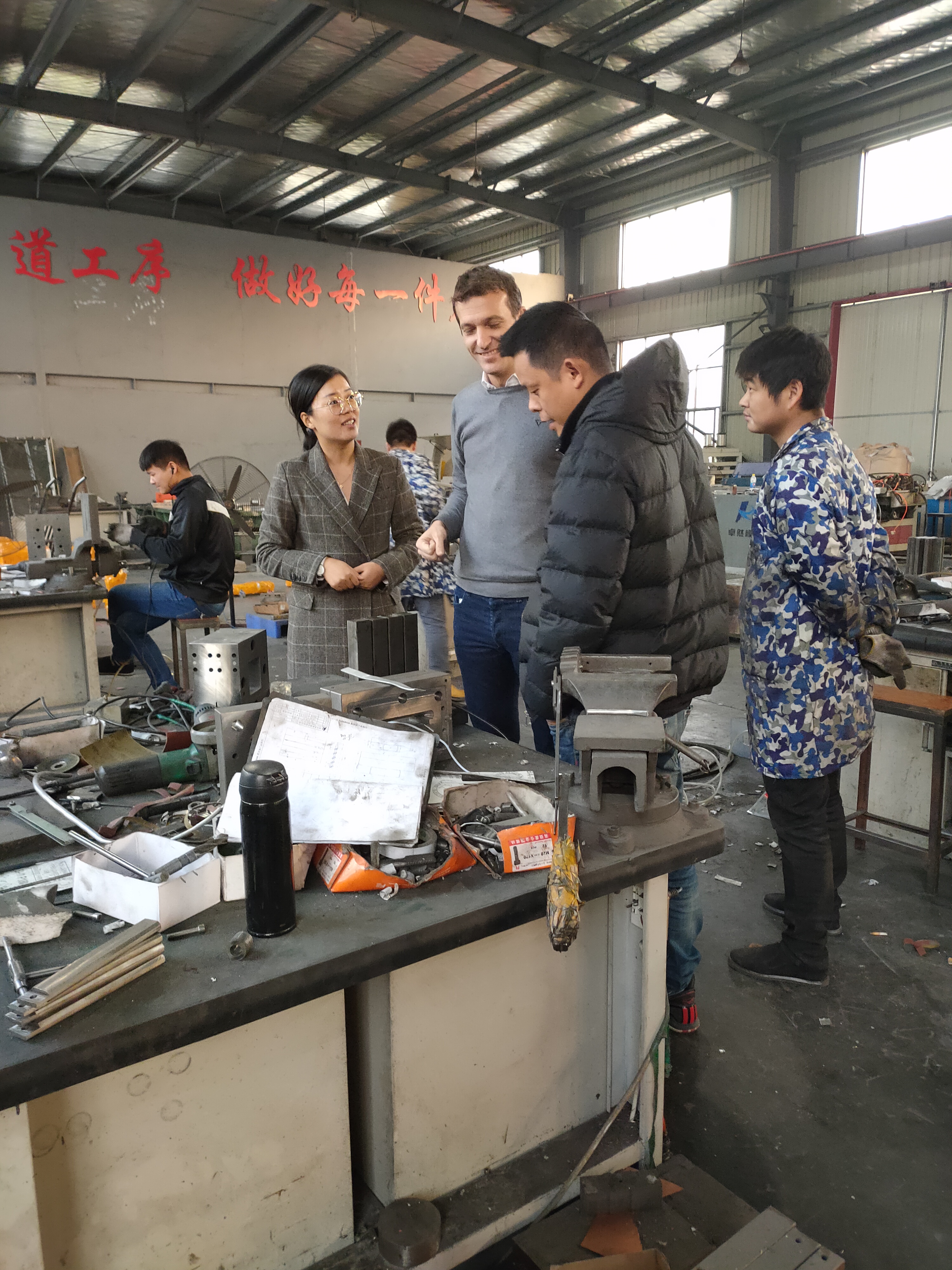 Customer from Italy Visit Our Factory