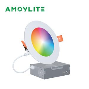 6-дюймовый тонкий потолочный светильник Tuya Smart RGB