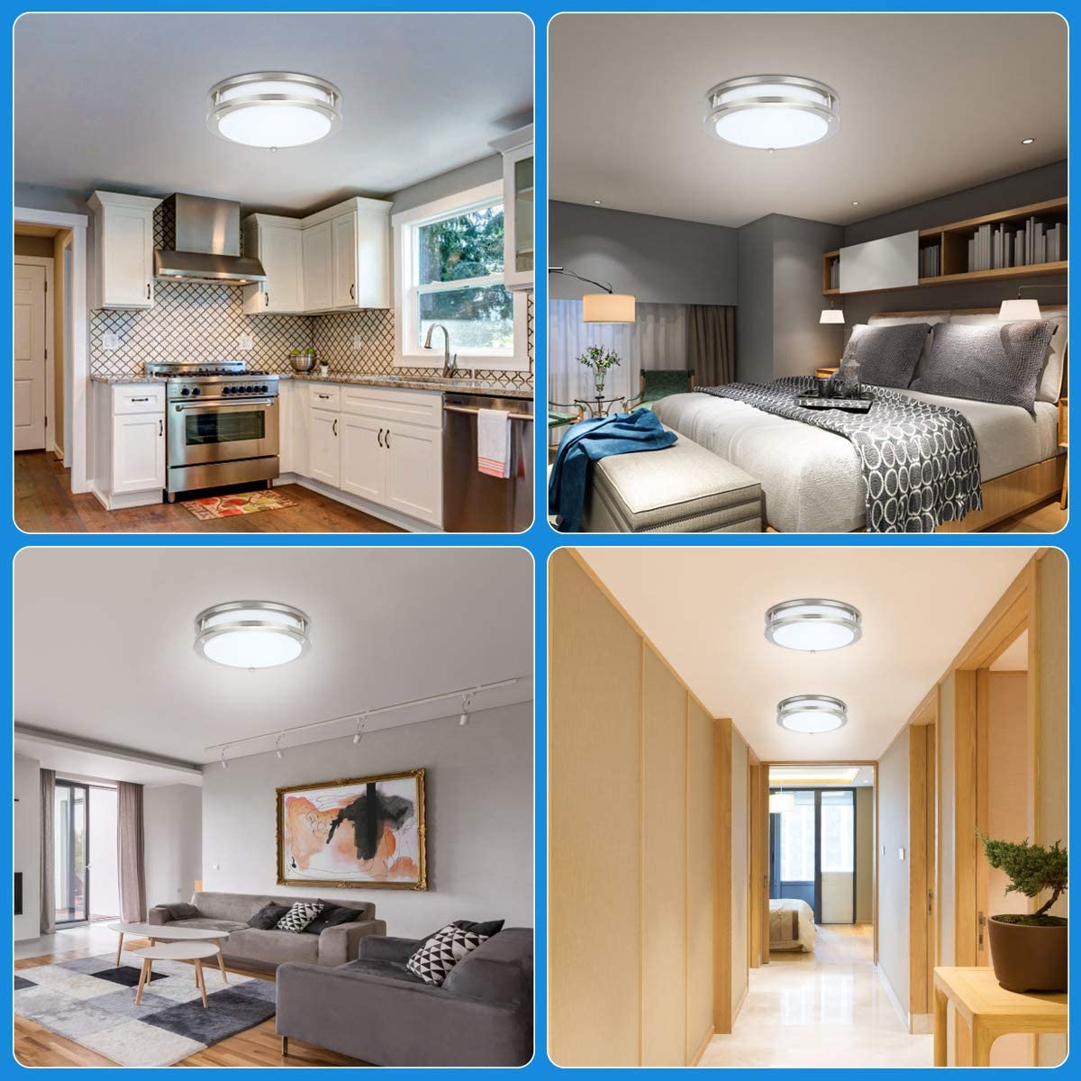 Flush Mount WiFi RGB Ceiling Lights