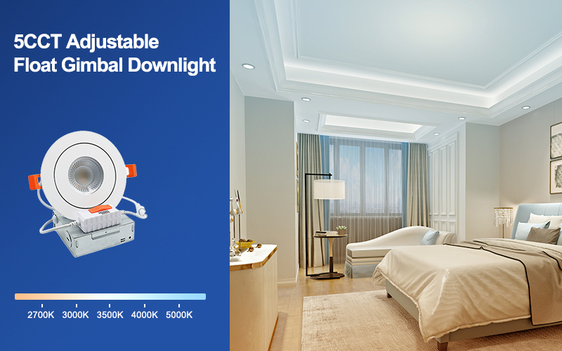 flat gimbal downlight