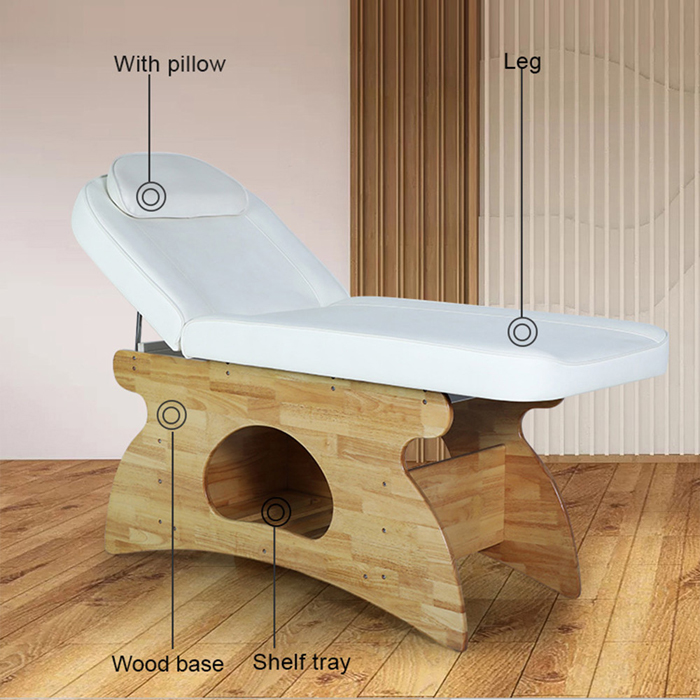 Wooden Beauty SPA Facial Bed Massage Table